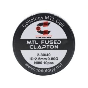 Coilology MTL Fused Clapton Coil Ni80 0.80ohm (10pcs)