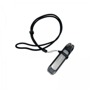 Adjustable Lanyard With Silicone Ring Black (1pcs)
